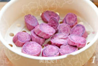 美味小甜点 紫薯奶酪泥的做法步骤：2