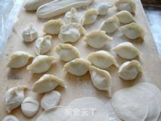 白菜虾仁水饺的做法步骤：2