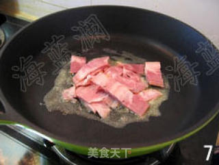意面的另一款经典【培根蛋面】的做法步骤：4