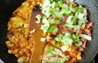 泡菜炒饭的做法步骤：2