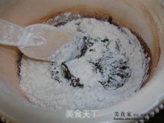 Chocolate muffin@@巧克力玛芬的做法步骤：5