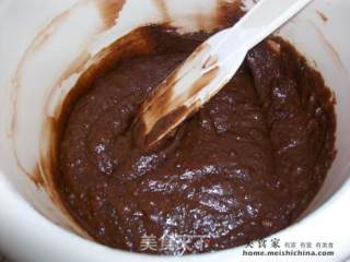 Chocolate muffin@@巧克力玛芬的做法步骤：5