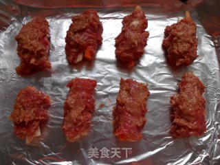 竹爆平安——沙茶牛肉卷的做法步骤：5