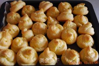 不用黄油的奶油小泡芙——简单又成功！的做法步骤：2