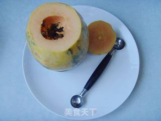 木瓜椰奶冻的做法步骤：2