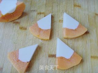 木瓜椰奶冻的做法步骤：2