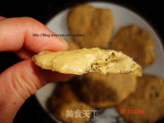 微波炉燕麦饼干的做法步骤：2