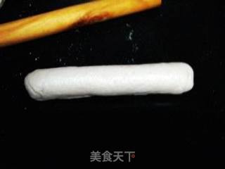 葱香热狗面包（七刀花式面包）的做法步骤：4
