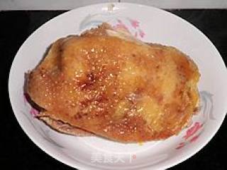 年菜之五脆皮清香的-----香油白斩大公鸡的做法步骤：3