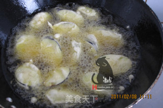 炸茄盒的做法步骤：2