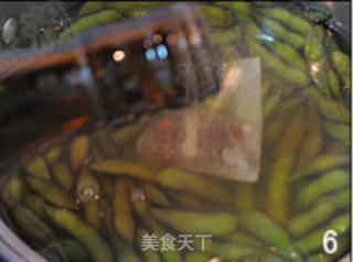 五香毛豆的做法步骤：4