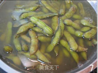 五香毛豆的做法步骤：4
