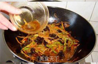素鱼香肉丝的做法步骤：4