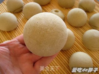 全麦绿茶馒头的做法步骤：5