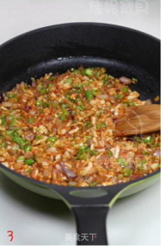 辣白菜土豆泥煎饼的做法步骤：2