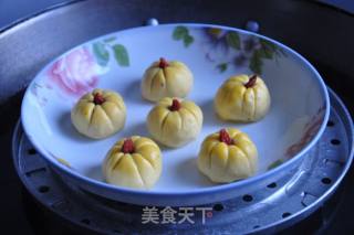 红豆南瓜饼的做法步骤：2