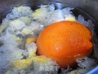 金银满堂（糖）-冰糖脐橙银耳糖的做法步骤：2