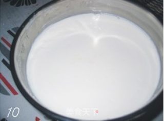 猕猴桃果肉酸奶（附自制酸奶过程）的做法步骤：3