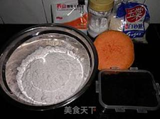 年菜之二十大丰收----小南瓜豆沙包的做法步骤：3