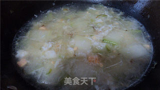 冬瓜咸蛋汤的做法步骤：2