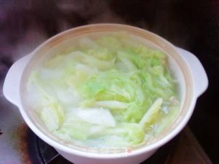 羊肉白菜砂锅面的做法步骤：2