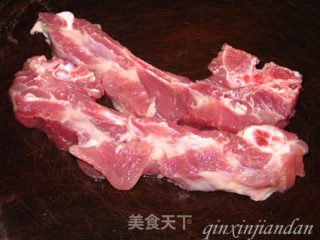 原只南瓜蒸排骨的做法步骤：5