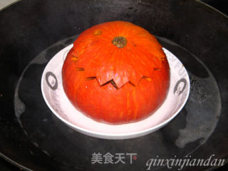 原只南瓜蒸排骨的做法步骤：5