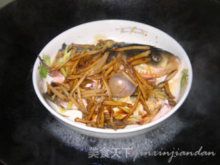 头菜蒸仙骨鱼的做法步骤：3