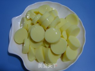 鲍汁烧玉子豆腐的做法步骤：3