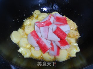 鲍汁烧玉子豆腐的做法步骤：3