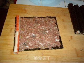 紫菜牛肉卷的做法步骤：2