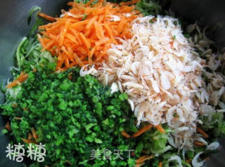 茭瓜大菜饺的做法步骤：2