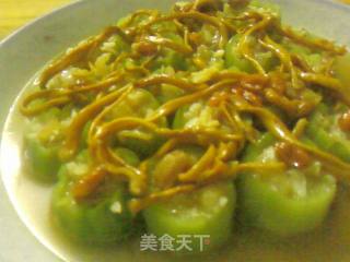 虫草花蒸丝瓜的做法步骤：4