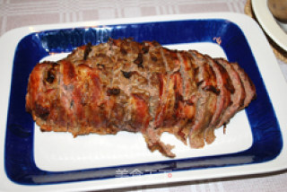 牛肉糜培根卷的做法步骤：2