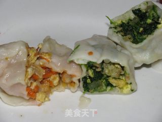 新手上双馅饺子喽！的做法步骤：2