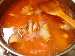 老少皆宜的---蒜香茄汁鸡的做法步骤：2