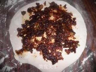 自制山东菜饼，肉饼的做法步骤：2