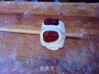 营养早餐——枣卷子的做法步骤：4