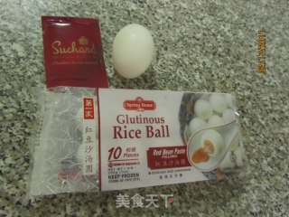 汤圆配鸭蛋巧克力的做法步骤：2