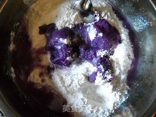 酒酿紫薯汤圆的做法步骤：4