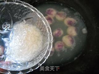 酒酿紫薯汤圆的做法步骤：4