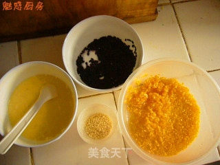 养生粥---黑米玉米碴粥的做法步骤：2