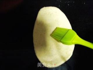 菠萝啤面包（山形手法）的做法步骤：3