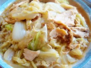 鸡肉手撕白菜的做法步骤：3