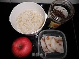 桂花酒酿苹果羹的做法步骤：3