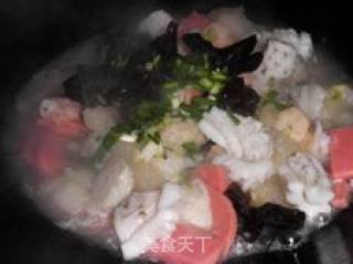 可诱人的------蹄筋烩三鲜的做法步骤：3