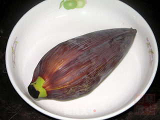 蕉蕾煎蛋的做法步骤：3