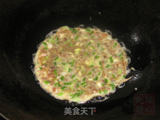 蕉蕾煎蛋的做法步骤：3