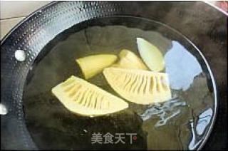 冬笋炒肚片的做法步骤：2
