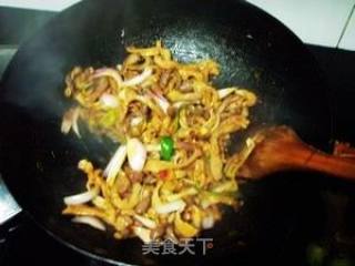 杂炒猪肚的做法步骤：3